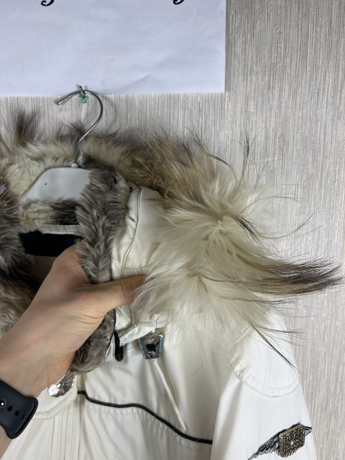 Moncler Vintage Hell is for Heroes y2k real fur ski juicy jacket Size L / US 10 / IT 46 - 11 Thumbnail