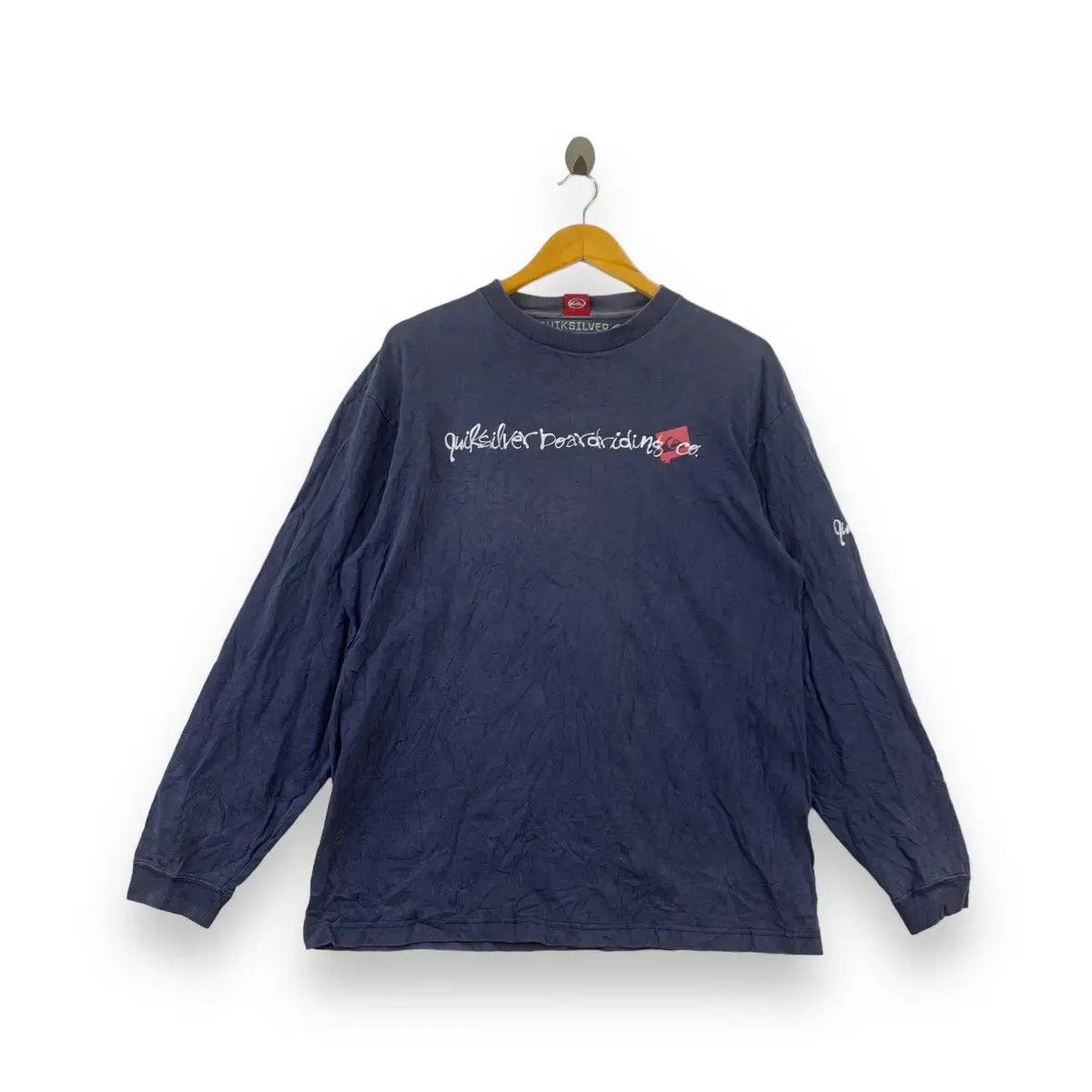 Quiksilver Vintage QUIKSILVER SURF Board Riding Natural Tee Shirt Size US L / EU 52-54 / 3 - 1 Thumbnail