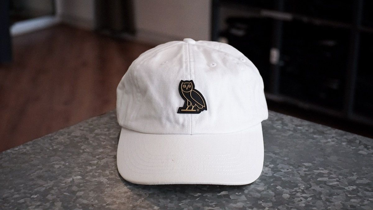 Drake × October's Very Own Octobers Very Own OVO Rubber Patch Dad Hat Size ONE SIZE - 1 Thumbnail