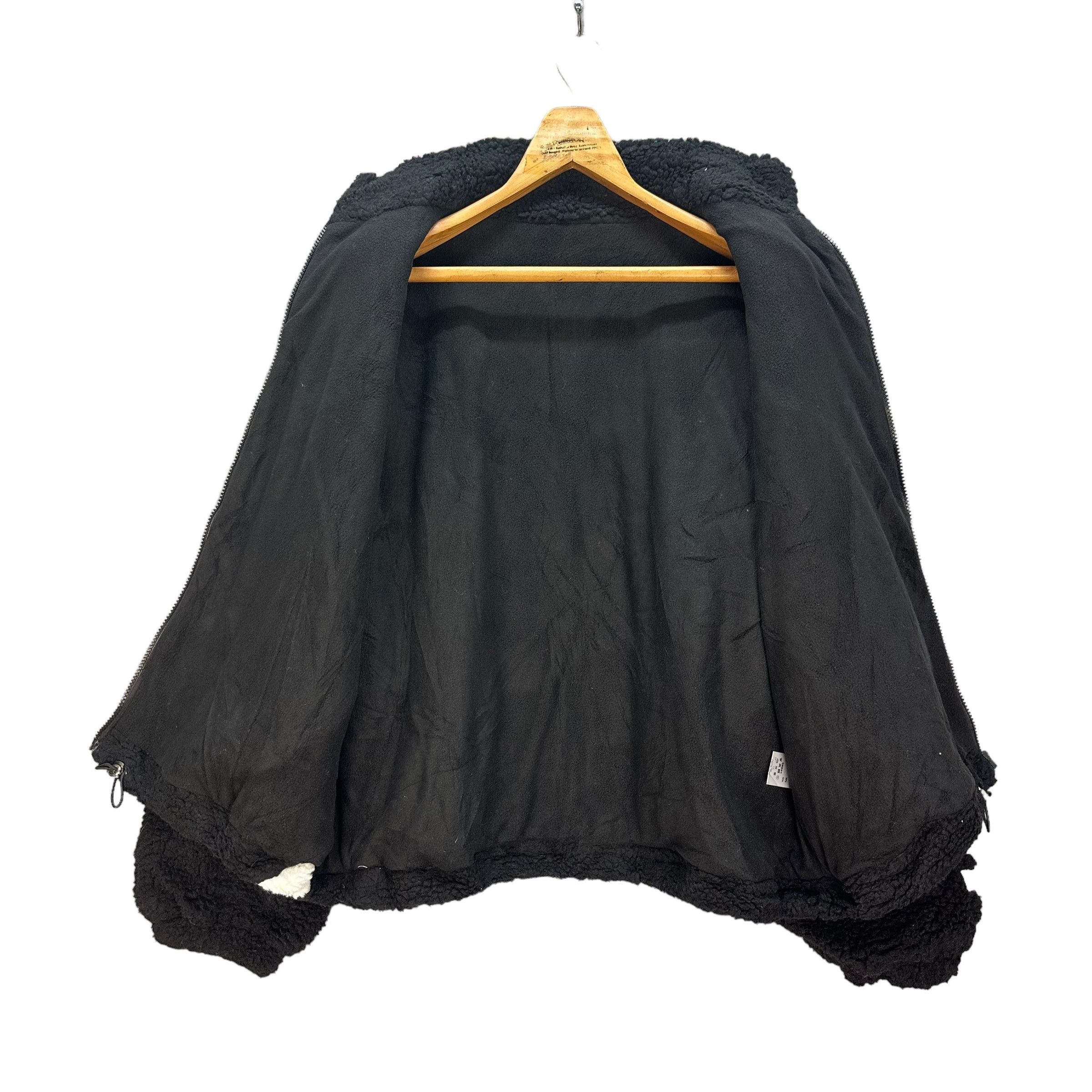Japanese Brand BOSTON SLEEVE BIG LOGO DEEP PILE FLEECE JACKET #8445-009 Size US M / EU 48-50 / 2 - 6 Thumbnail