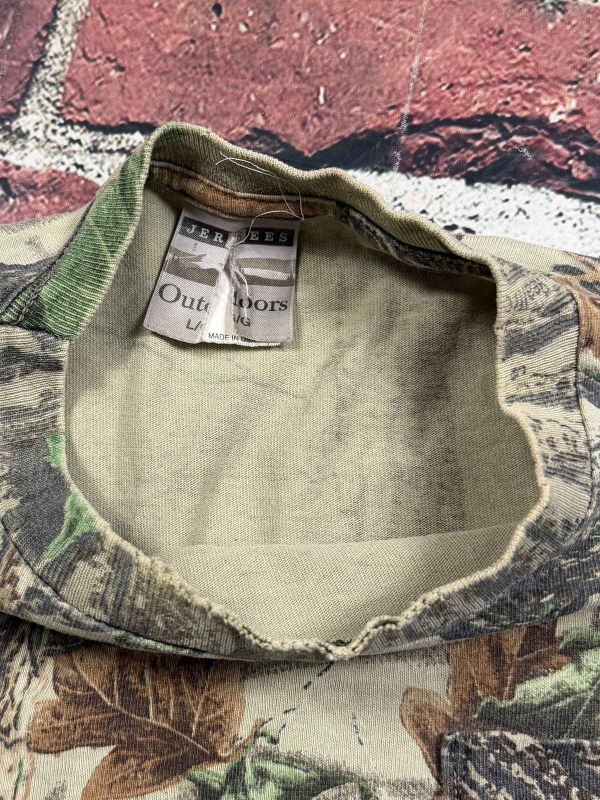 Realtree Vintage Jerzees Outdoors Camo T Shirt Hunting RealTree Boxy Size US L / EU 52-54 / 3 - 8 Thumbnail