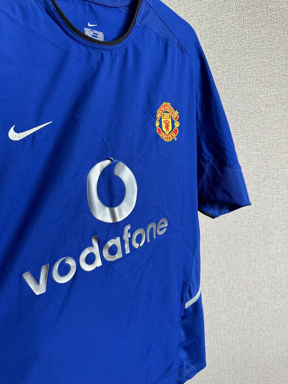 Nike 2002/03 Nike Manchester United Vintage Third Kit Jersey Size US L / EU 52-54 / 3 - 6 Thumbnail