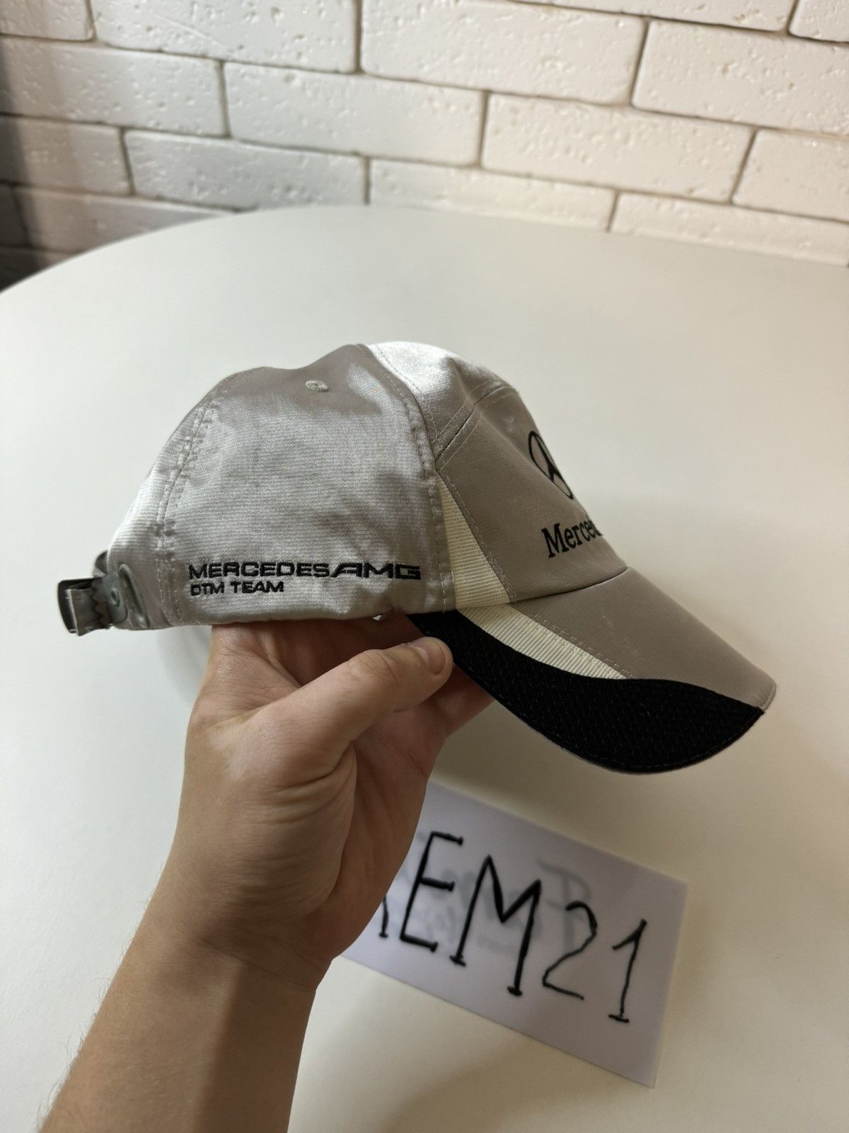 Mercedes-Benz Mercedes Benz vintage silver cap hat Size ONE SIZE - 3 Thumbnail