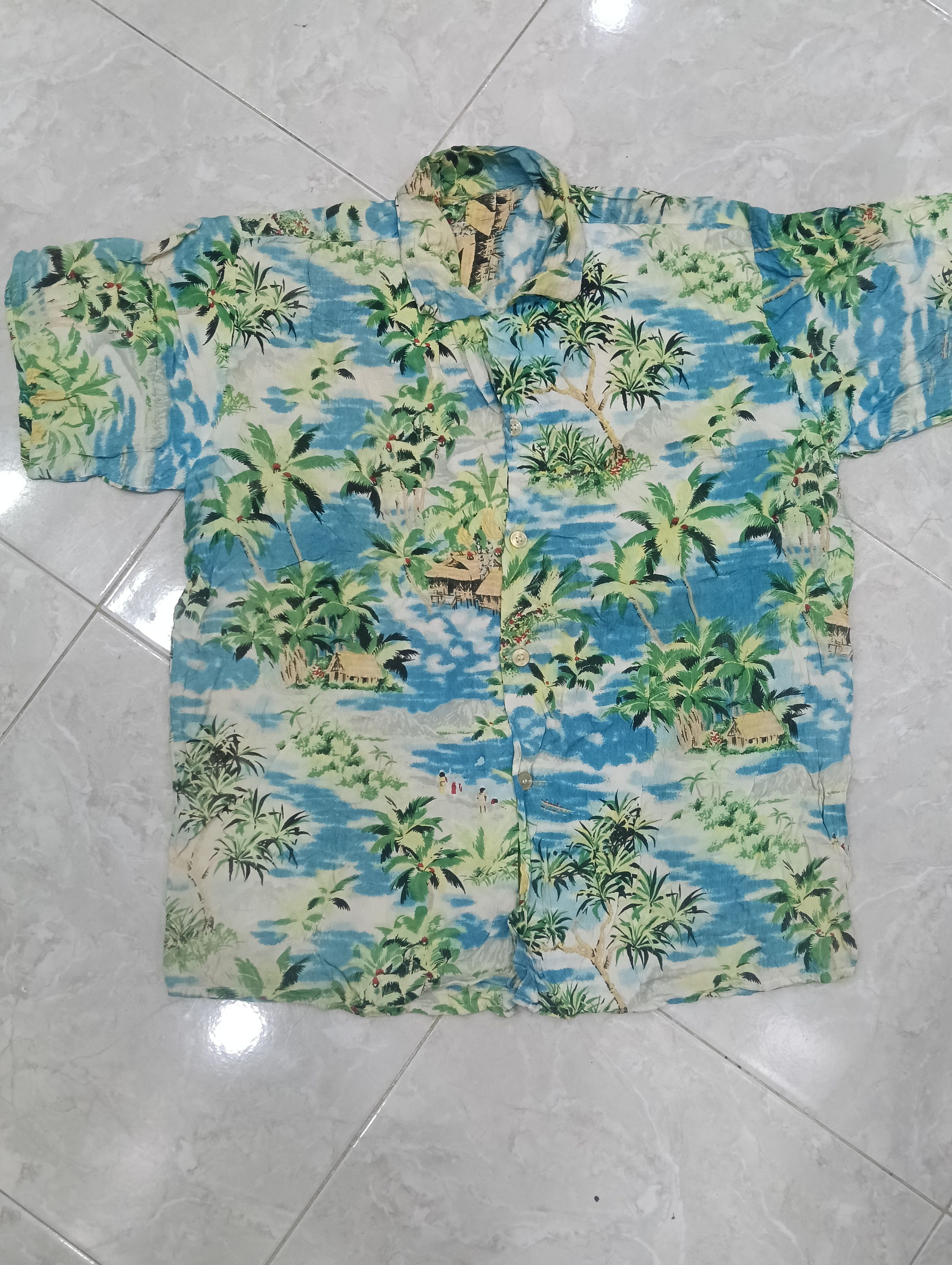 Towncraft Vintage Hawaii Rayon Size US L / EU 52-54 / 3 - 2 Thumbnail