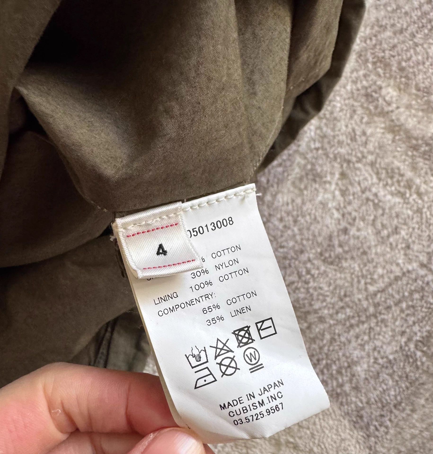 Visvim VISVIM 18SS 65 FISHTAIL OG giza cotton mud dyed Size US XL / EU 56 / 4 - 3 Thumbnail