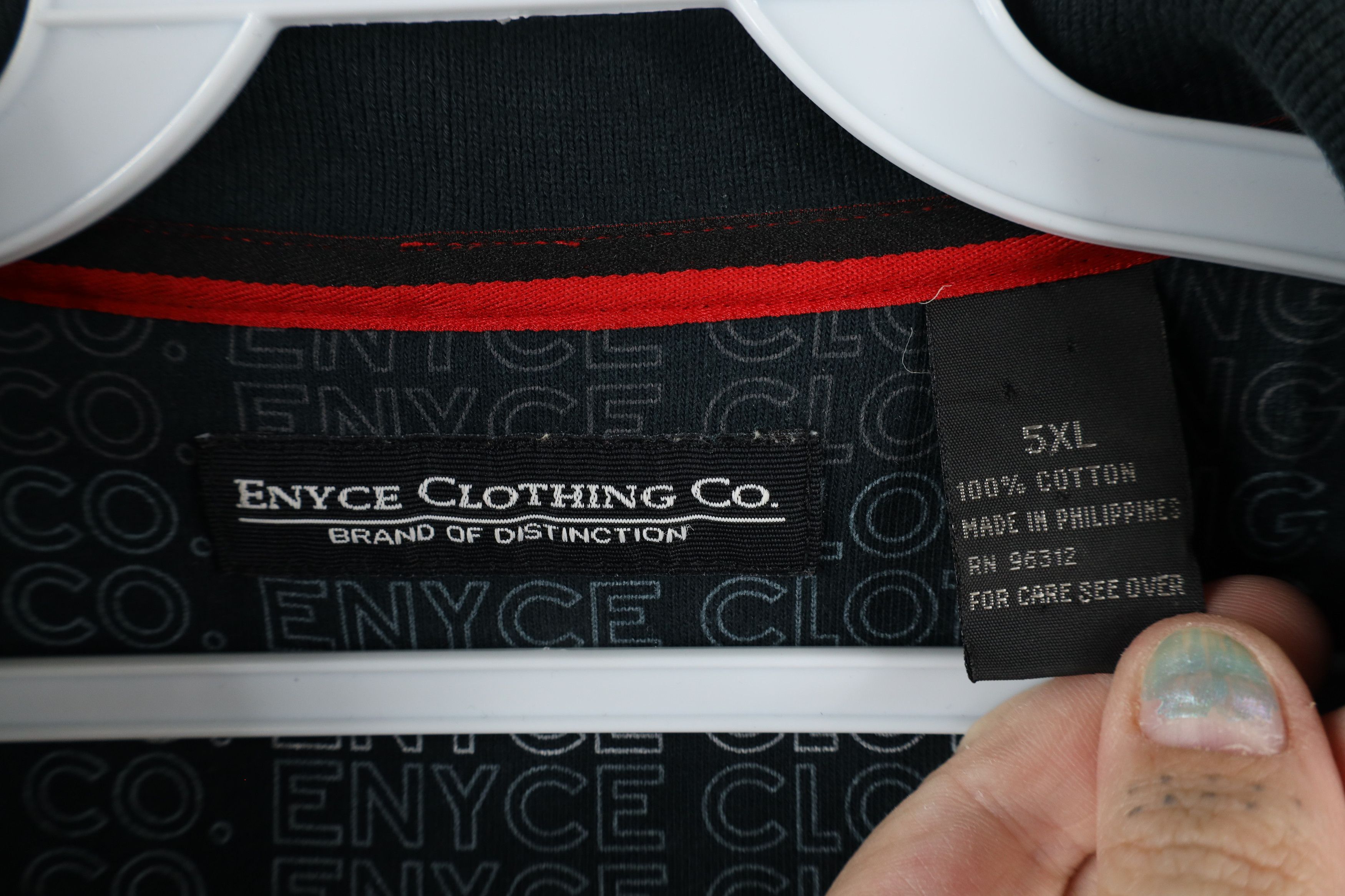 Vintage Vintage Enyce Clothing Out All Over Print Collared Polo Size US XXL / EU 58 / 5 - 6 Thumbnail
