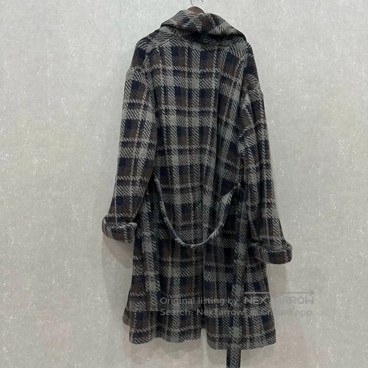 Fendi Fendi Plaid Long V-Neck Coat. Size US XL / EU 56 / 4 - 2 Thumbnail