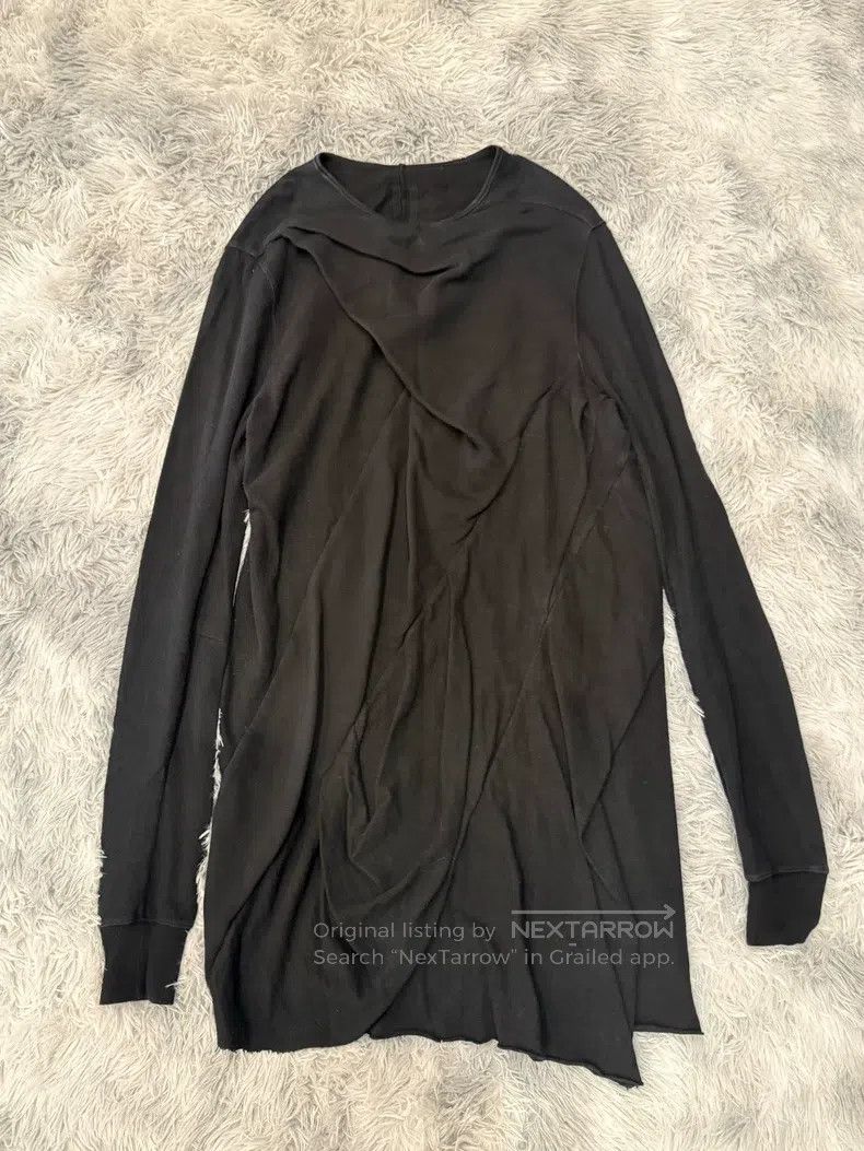 Rick Owens RICK OWENS Extra-long hoodie base layer Size US S / EU 44-46 / 1 - 1 Thumbnail