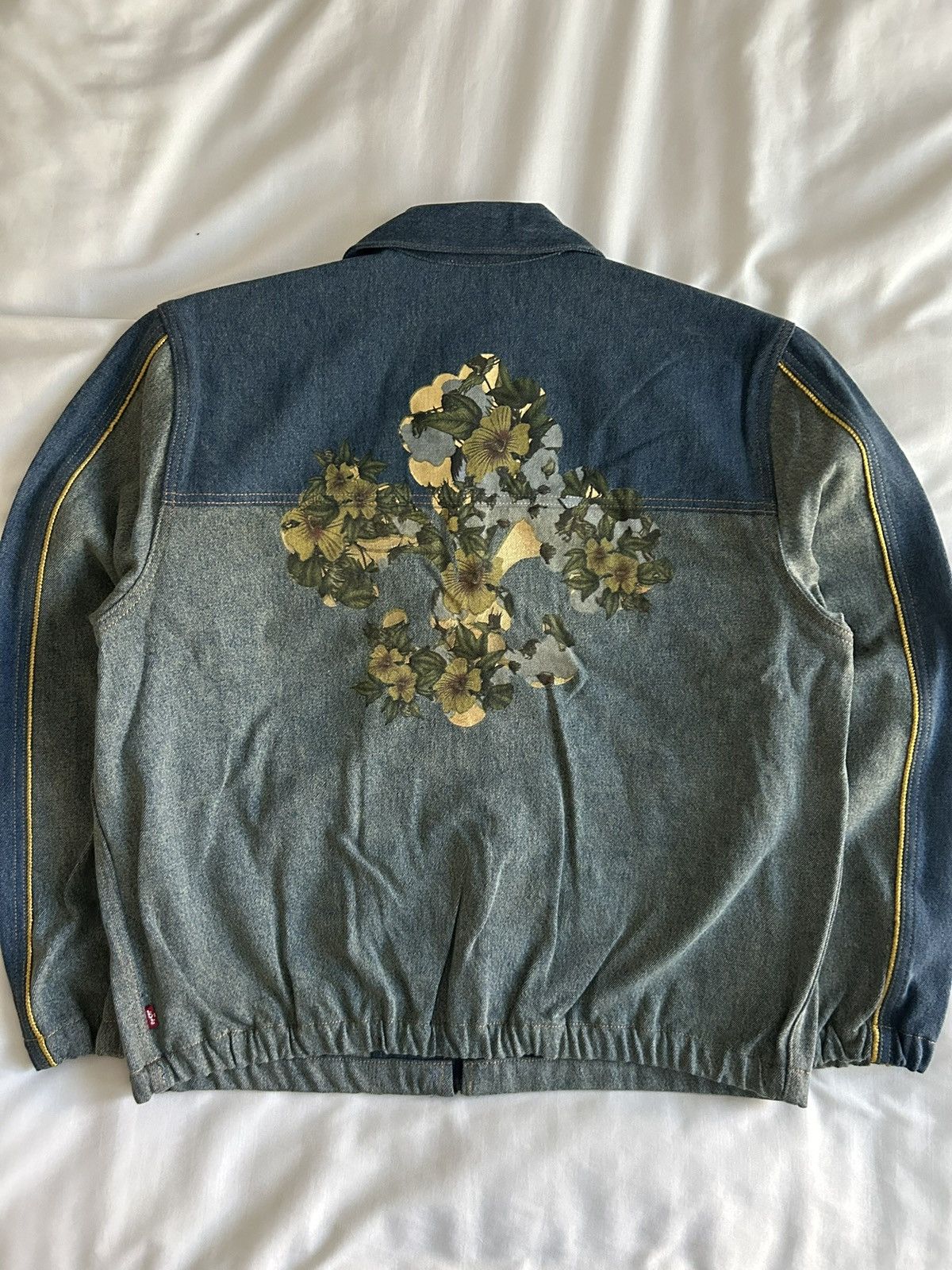 DENIM TEARS × Levi's Denim Tears Levis Denim Track Jacket Cotton Fleur De-Lis Size US L / EU 52-54 / 3 - 1 Thumbnail