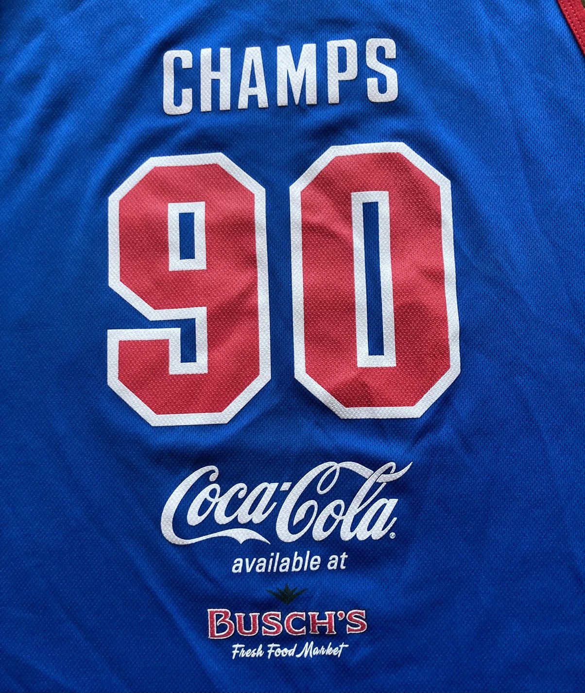 NBA Vintage 1990 Detroit Pistons NBA Champions Jersey Coca-Cola Size US XL / EU 56 / 4 - 5 Thumbnail