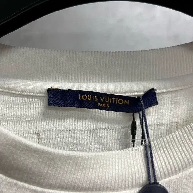 Louis Vuitton Louis Vuitton White Logo monogram printed short sleeves Size US XL / EU 56 / 4 - 2 Thumbnail
