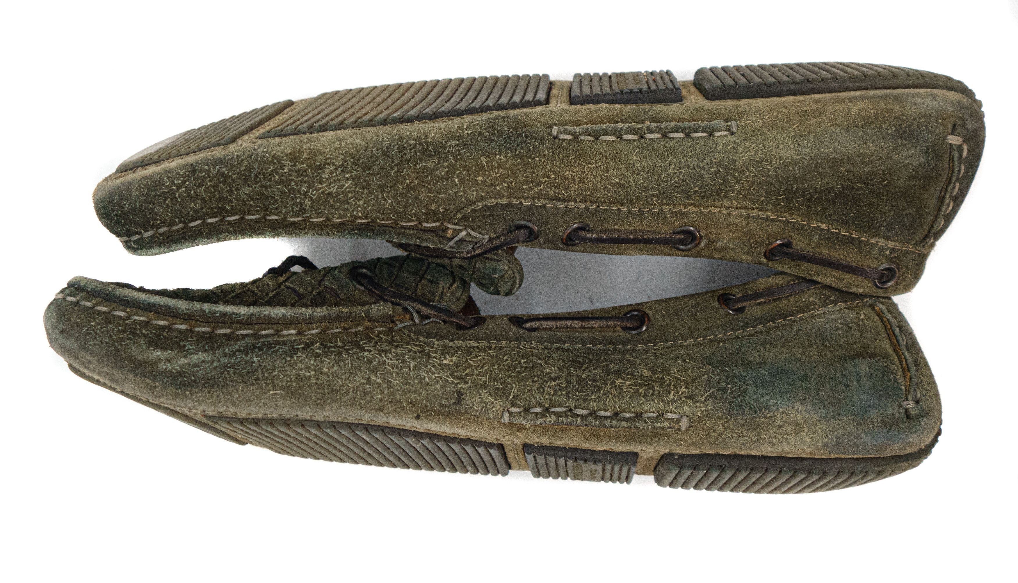 Bottega Veneta Woven Suede Loafers Size US 7 / EU 40 - 4 Thumbnail