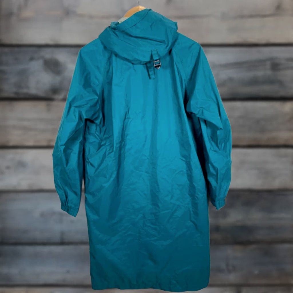 Vintage L.L. Bean Stowaway Rain Jacket Mens Medium Green Gore-Tex Hooded Parka 90s Lounge Casual Workwear Rain Coat Jacket Size US M / EU 48-50 / 2 - 1 Thumbnail