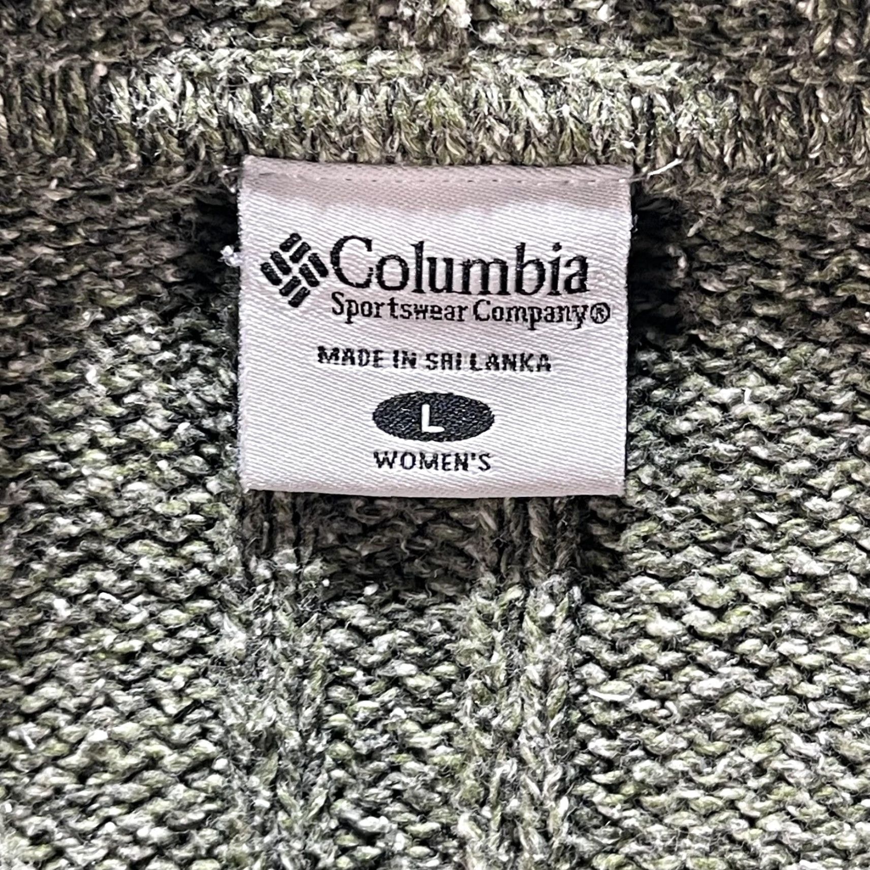 Vintage Columbia Sweater Womens Large Gray Hooded Button Up Cardigan Knit Outdoors Size L / US 10 / IT 46 - 6 Thumbnail