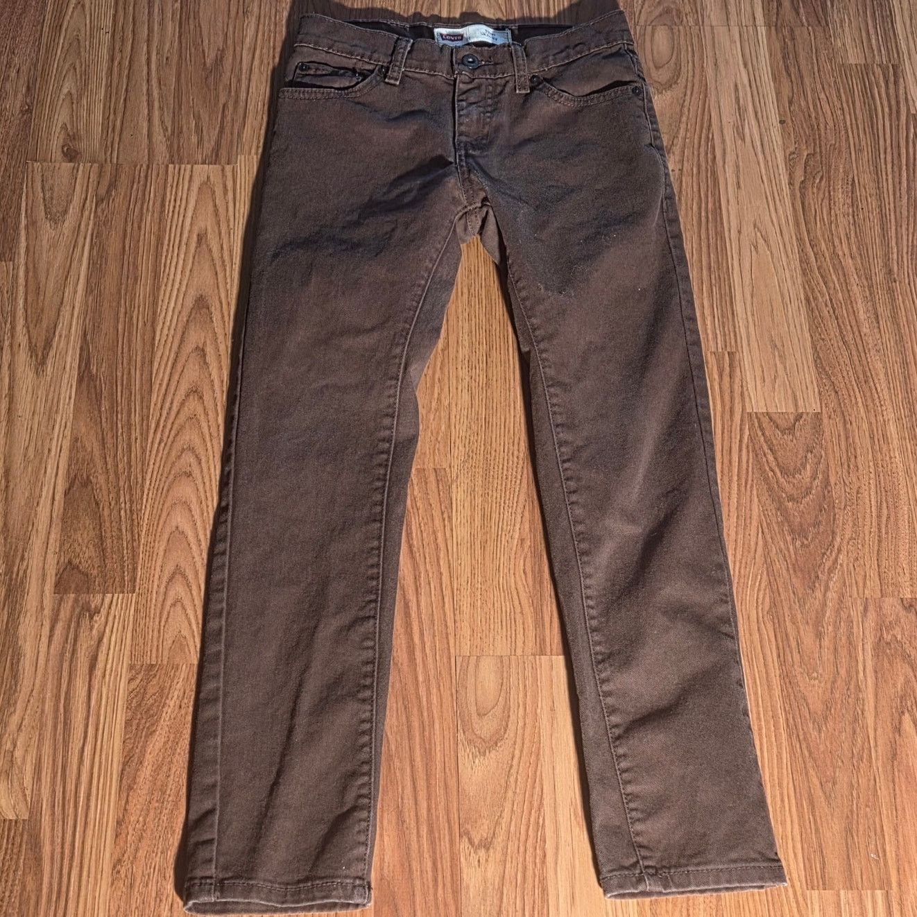 Levi's Stylish Levi's 510 Brown Slim Fit Jeans - Men's Size 25W Size US 26 / EU 42 - 3 Thumbnail