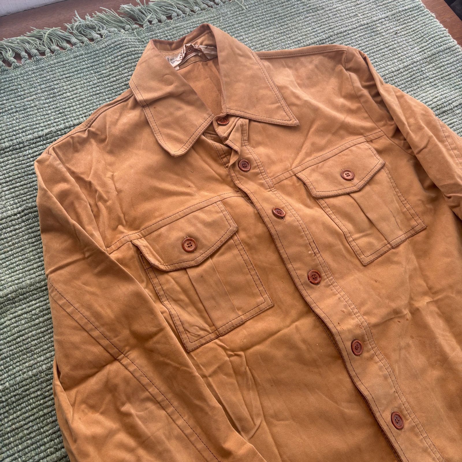 Vintage True vintage 70s Carl Michaels suede style western jacket Size US L / EU 52-54 / 3 - 4 Thumbnail