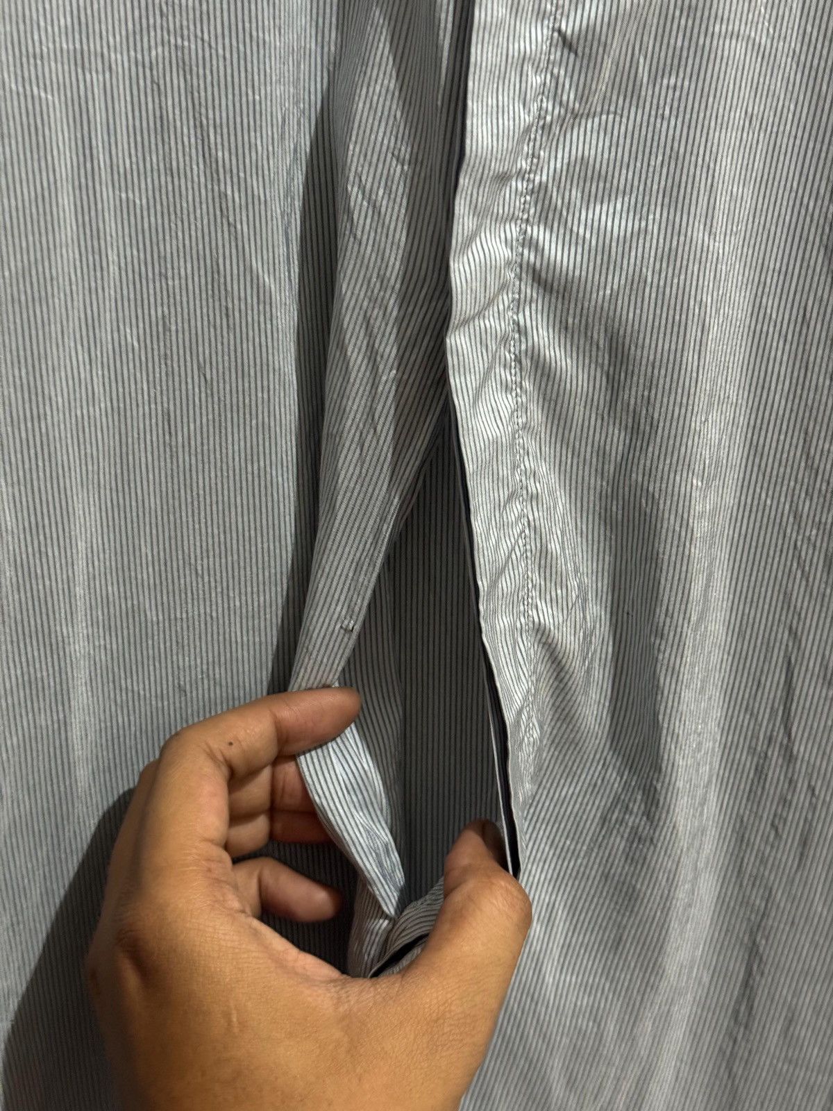 Prada Prada hidden button stripe shirt Size US M / EU 48-50 / 2 - 9 Thumbnail