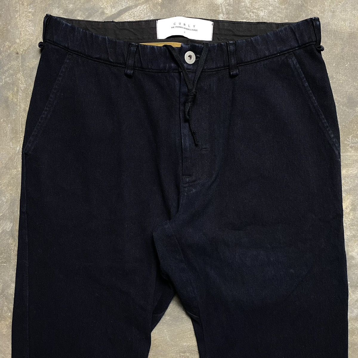 Japanese Brand Curly & Co Indigo Dye Pant Size US 30 / EU 46 - 2 Thumbnail