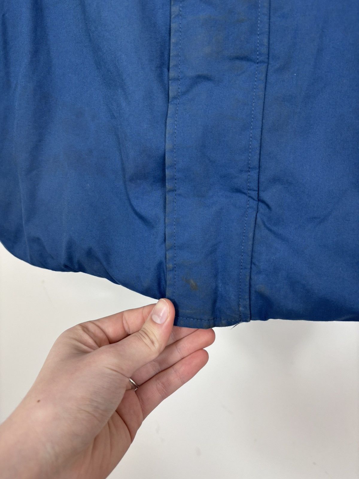 Nike Vintage 2000s Nike Y2K Blue Swoosh Oversized Puffer Jacket Size US L / EU 52-54 / 3 - 8 Thumbnail