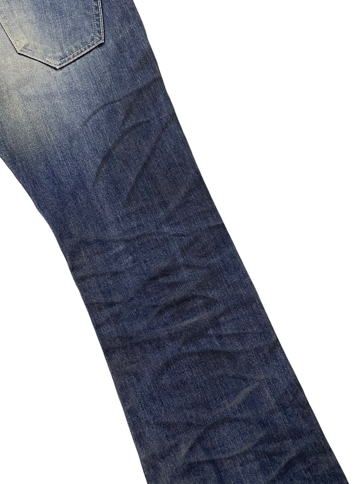 Japanese Brand Flare Jeans Murder License Distress Low Rise Honeycomb 7🟦3 Size US 30 / EU 46 - 17 Thumbnail