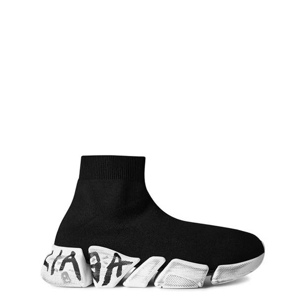 Balenciaga o1g2r1mq0924 Trainers in Black & White Size US 7 / IT 37 - 1 Thumbnail