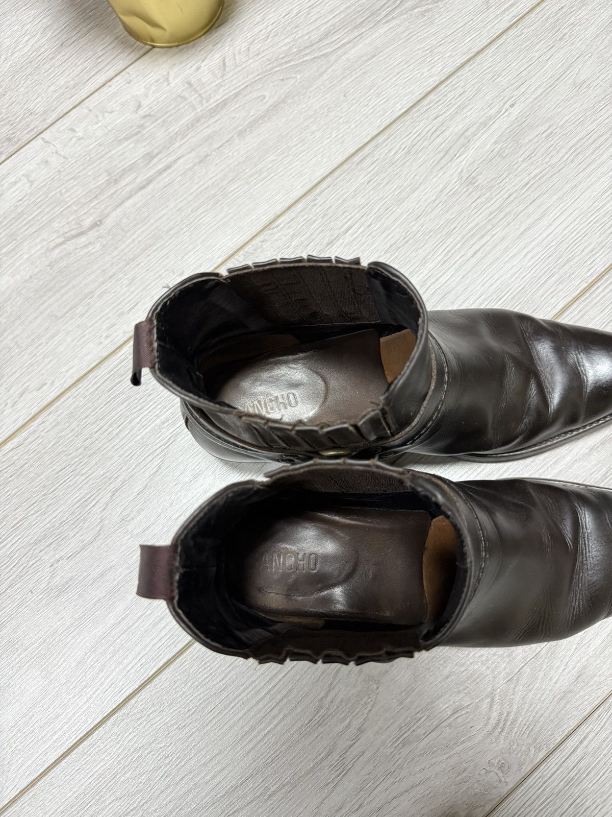 Sancho Boots Sancho leather square harness boots biker eb0 Size US 9.5 / EU 42-43 - 8 Thumbnail