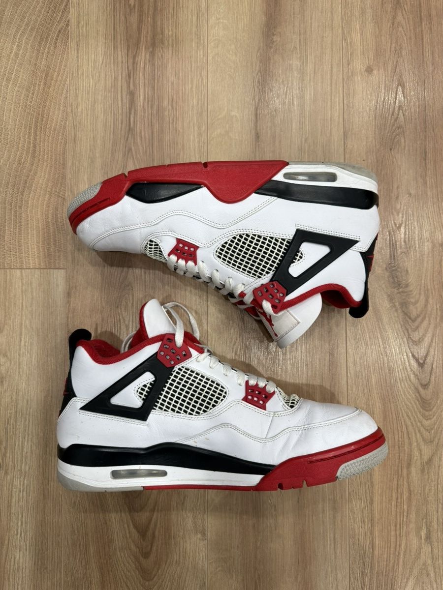 Jordan Brand Jordan 4 Retro “Fire Red” Size US 12.5 / EU 45-46 - 1 Thumbnail