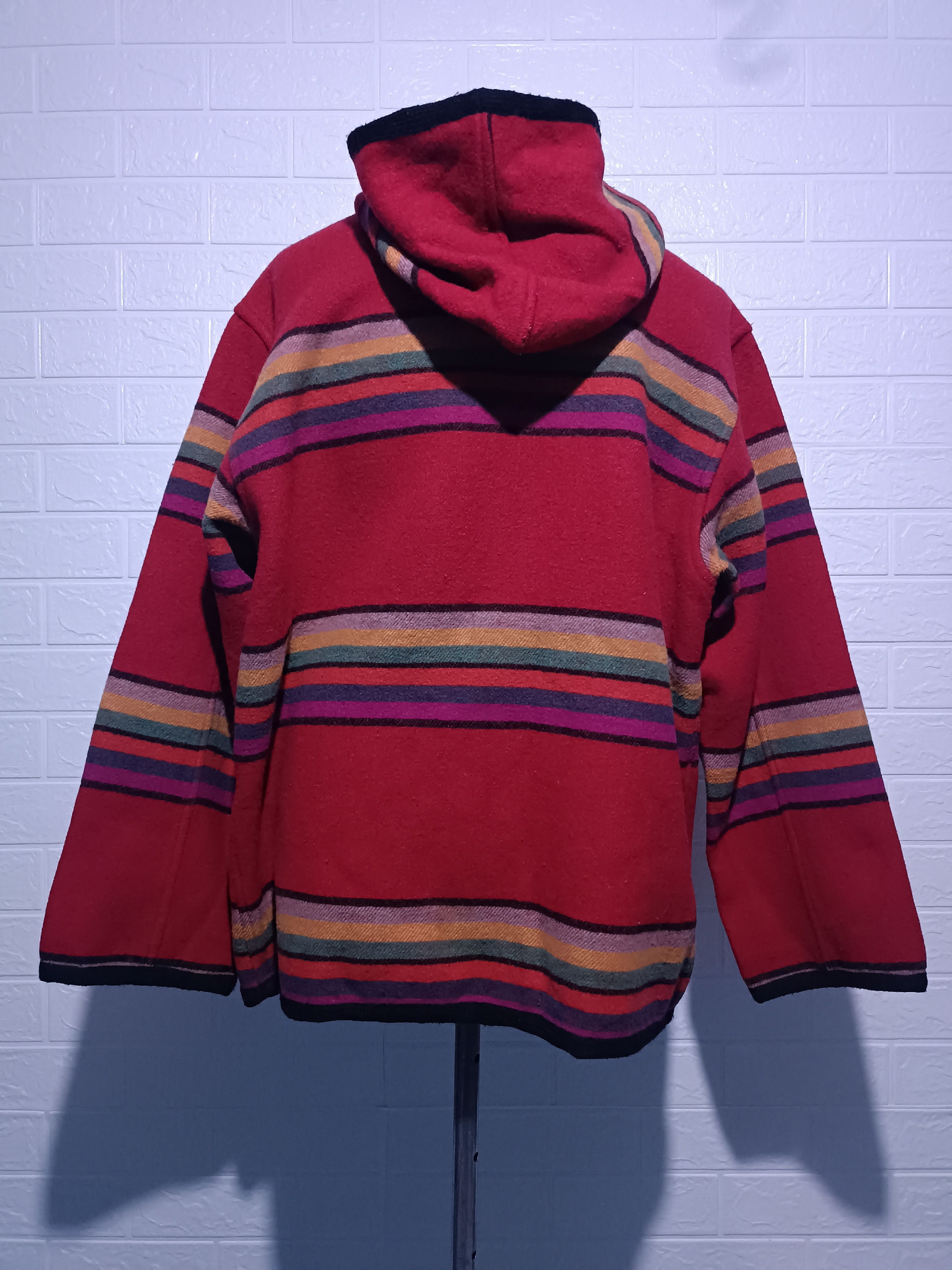 Japanese Brand Vintage Limited Collection Blanket Coat Wool Hoodie Jacket Size US L / EU 52-54 / 3 - 4 Thumbnail