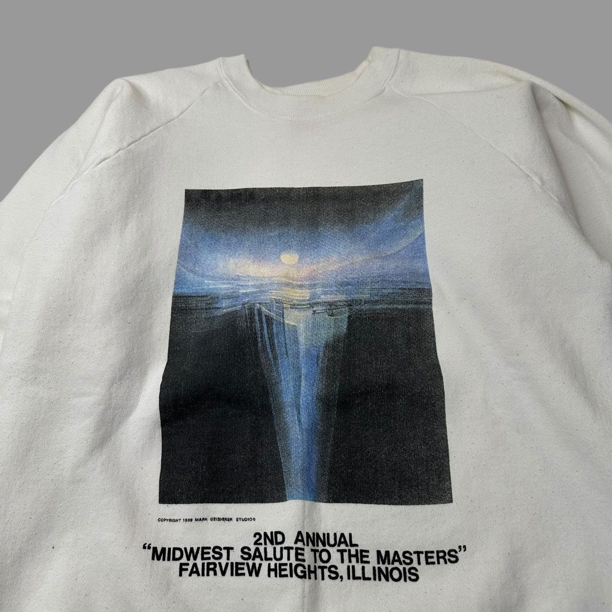 Vintage Vintage 1980s art sweatshirt Size US XL / EU 56 / 4 - 3 Thumbnail