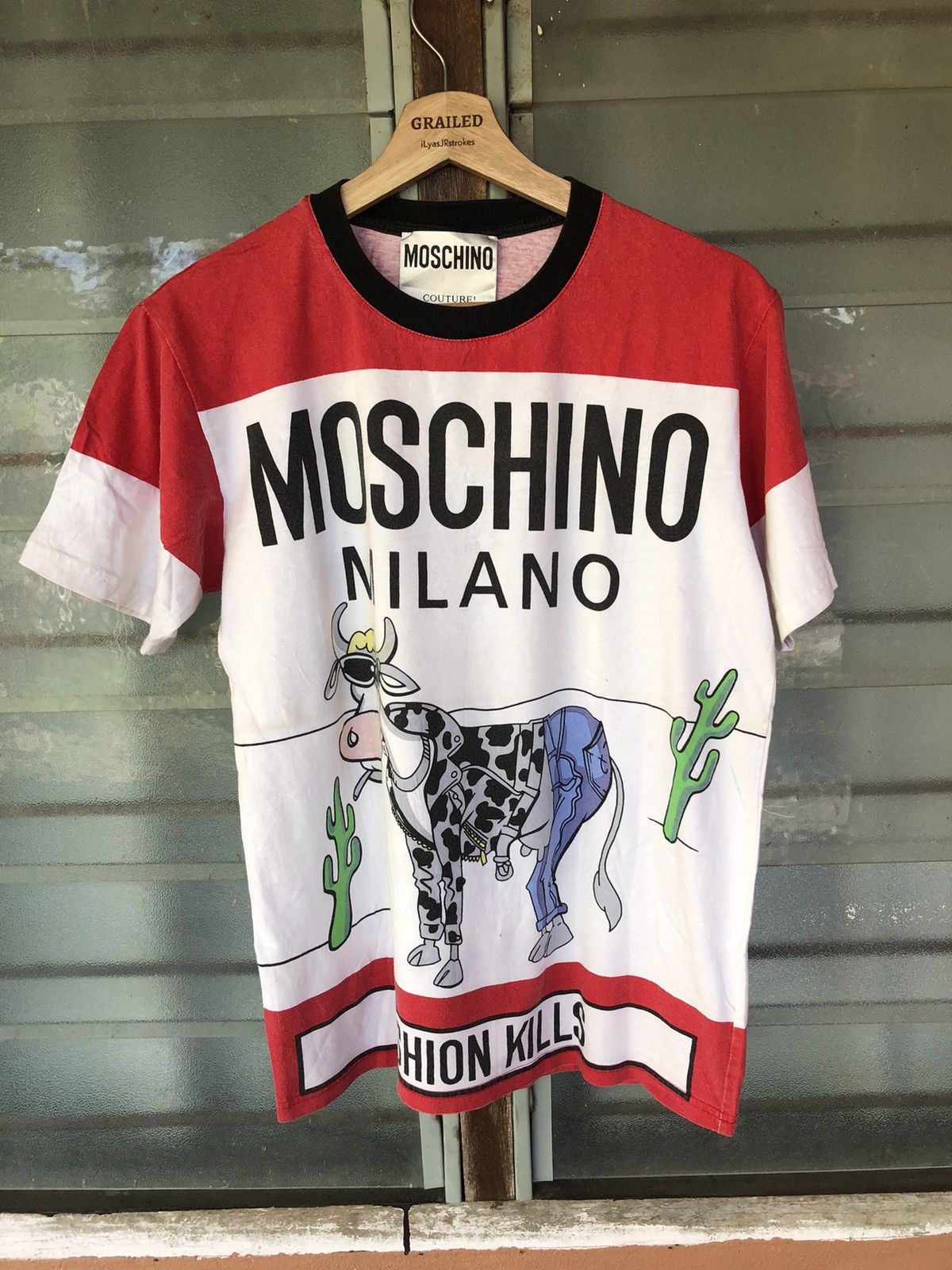 Moschino Fashion Kills Shirt Tee