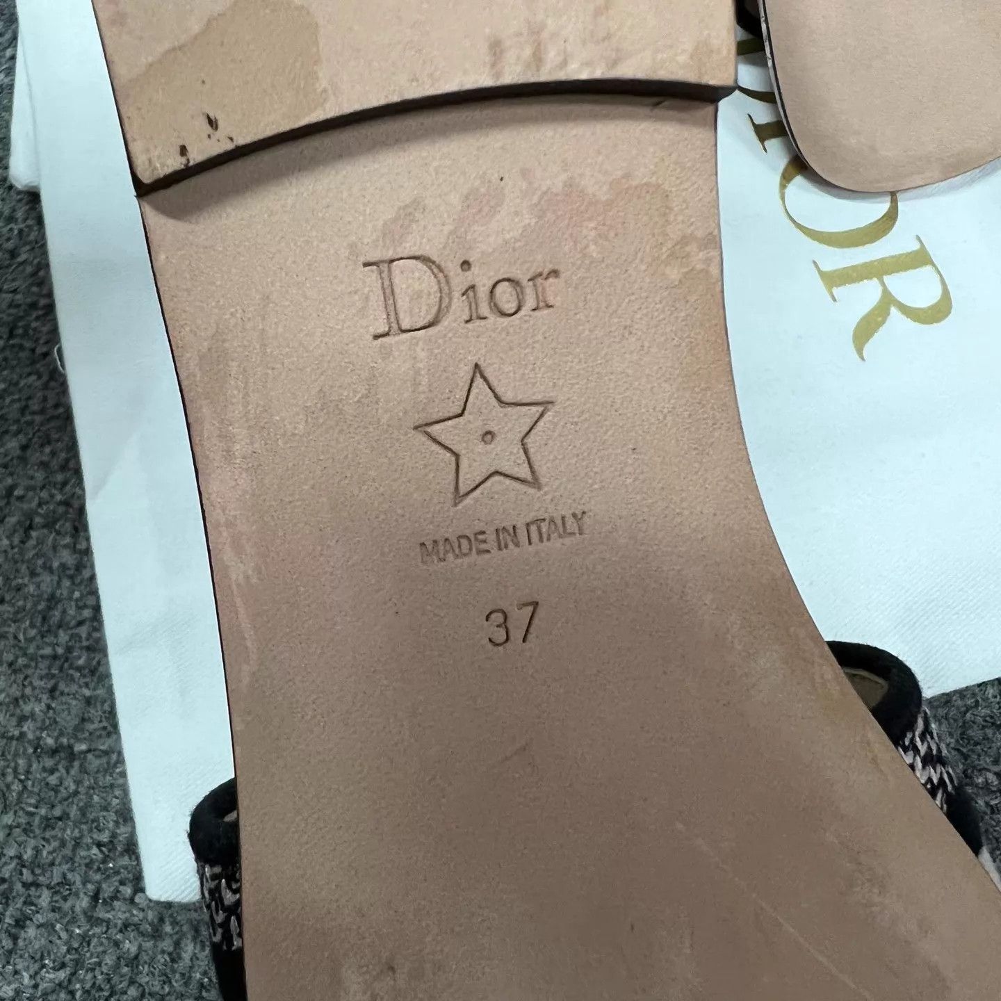Dior Dior Flower Logo Slipper 37 with box Size US 6.5 / IT 36.5 - 7 Thumbnail