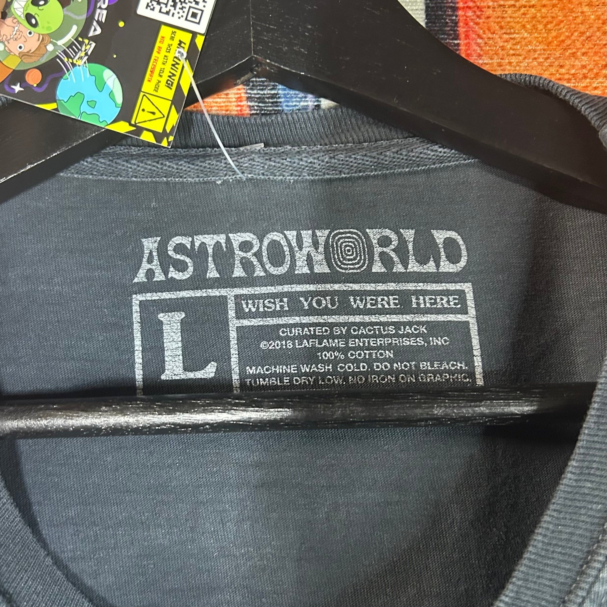 Travis Scott Astroworld ‘All I Got Was This F**kin T Shirt’ Tee Size L Size US L / EU 52-54 / 3 - 3 Thumbnail