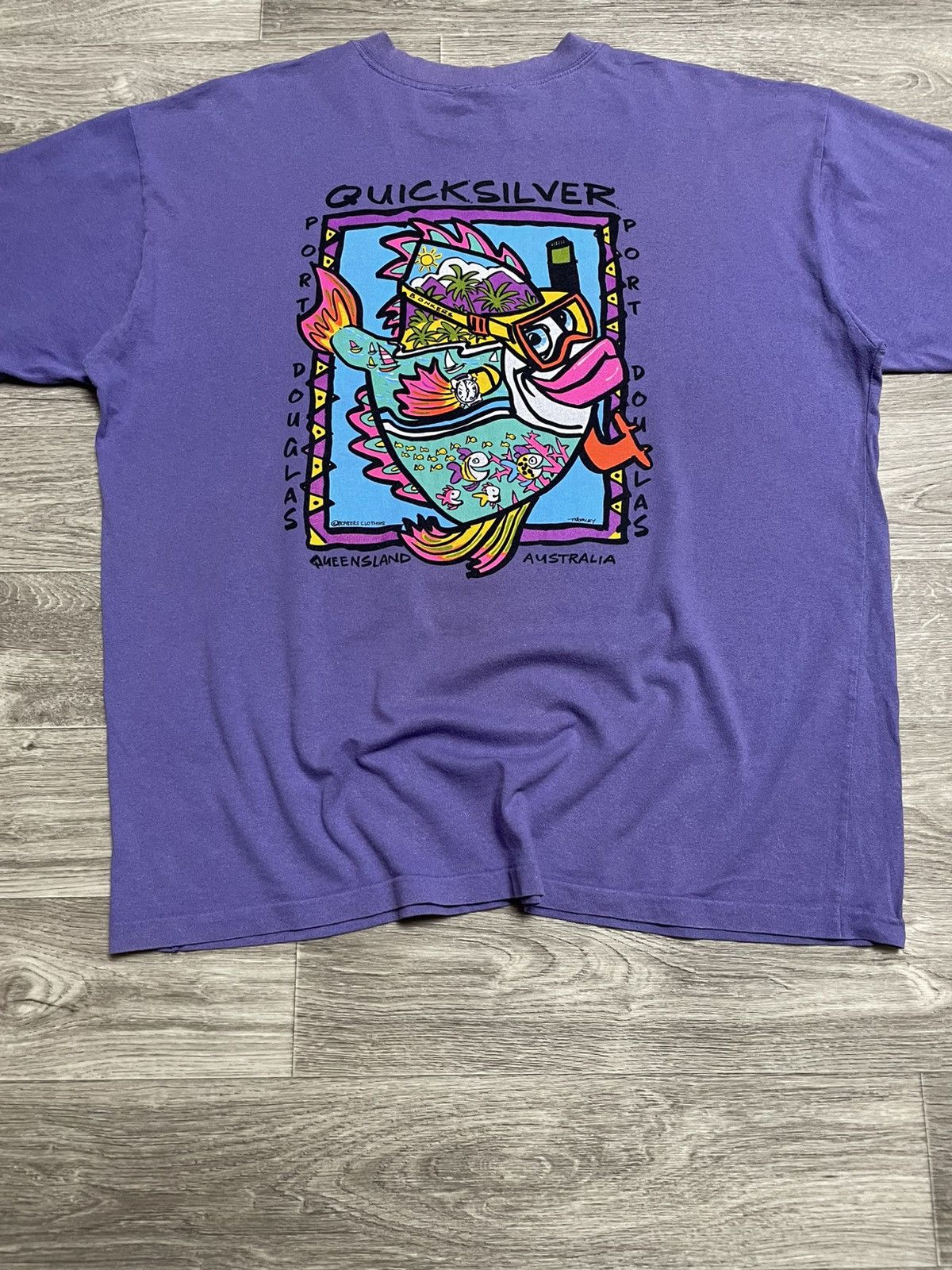 Quiksilver Vintage Quicksilver x Bonkers Australia Surf Style T-Shirt Size US XL / EU 56 / 4 - 13 Thumbnail