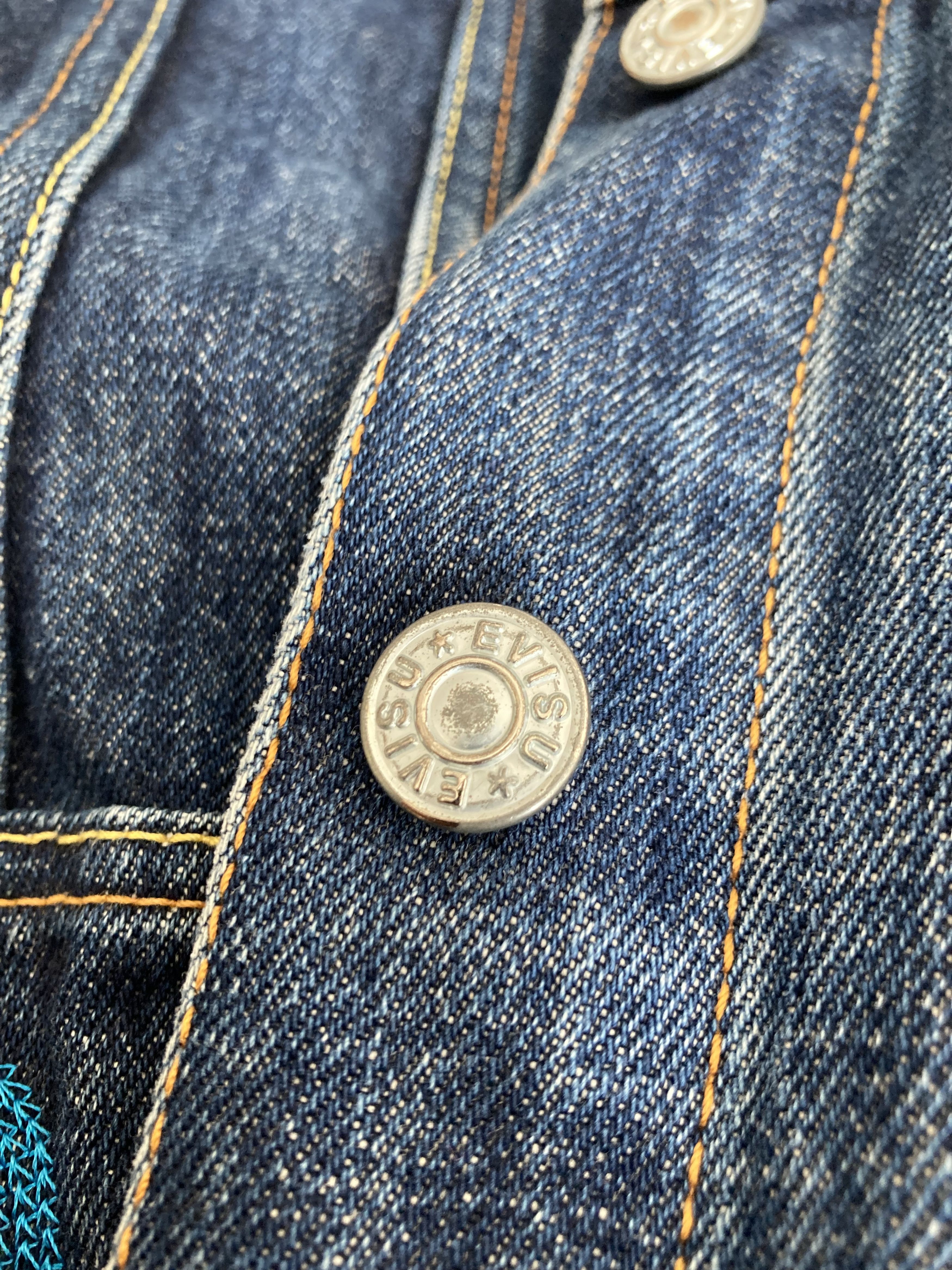 Evisu × Japanese Brand Women Denim Jeans Jacket Blazer Cropped Japanese Japan 90's Size S / US 4 / IT 40 - 7 Thumbnail