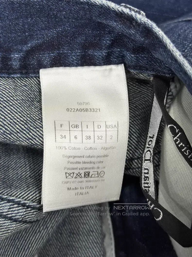 Dior Dior Blue classic wide-leg jeans Size 42" / US 20 - 5 Thumbnail