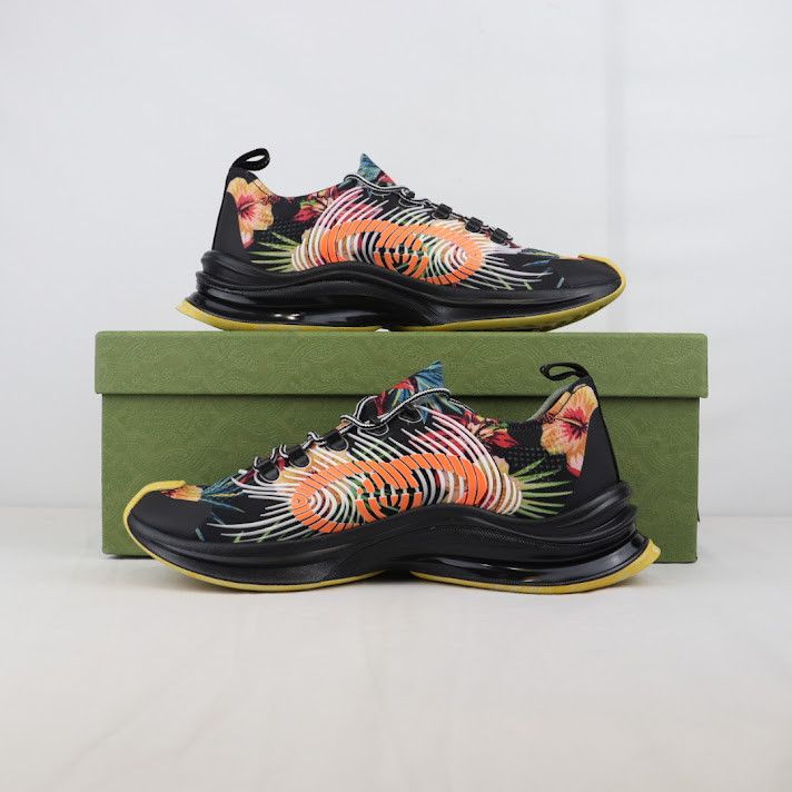 Gucci o1rshd1 T.Print Fabric Sneaker in Multicolor Size US 10.5 / EU 43-44 - 1 Thumbnail
