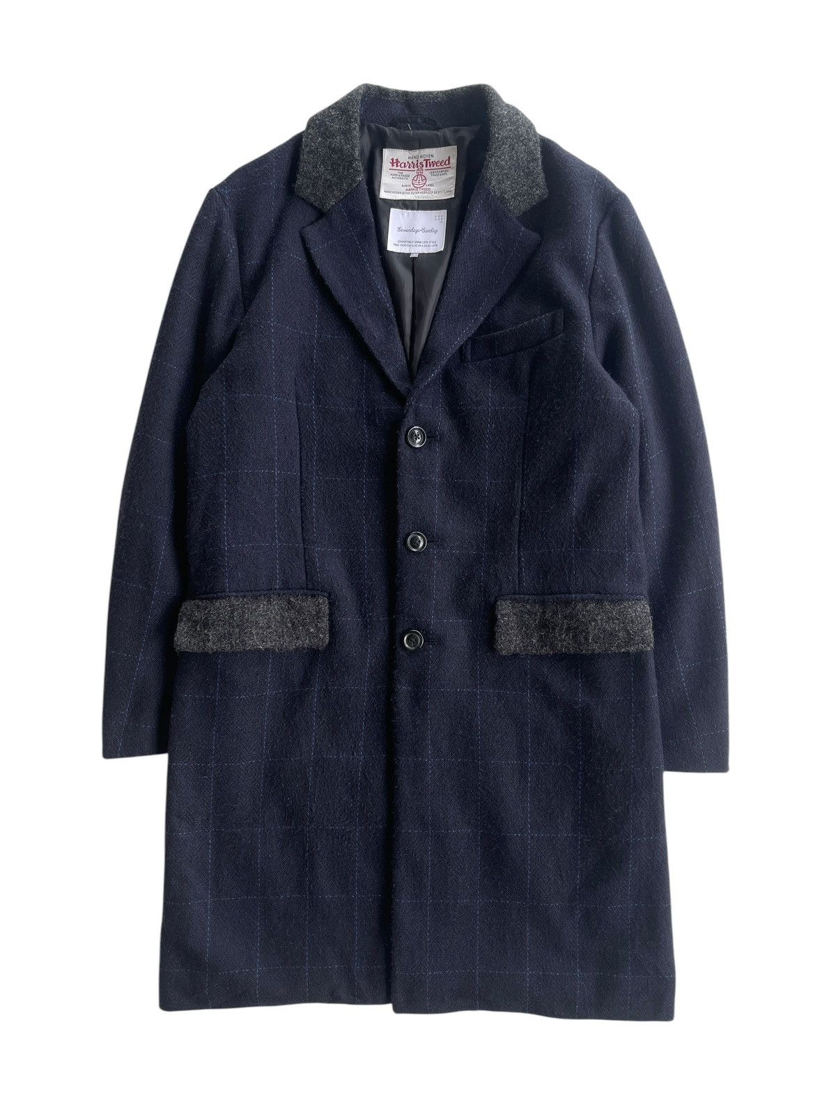 Harris Tweed Harris Tweed Wool Long Coat Size US S / EU 44-46 / 1 - 1 Thumbnail