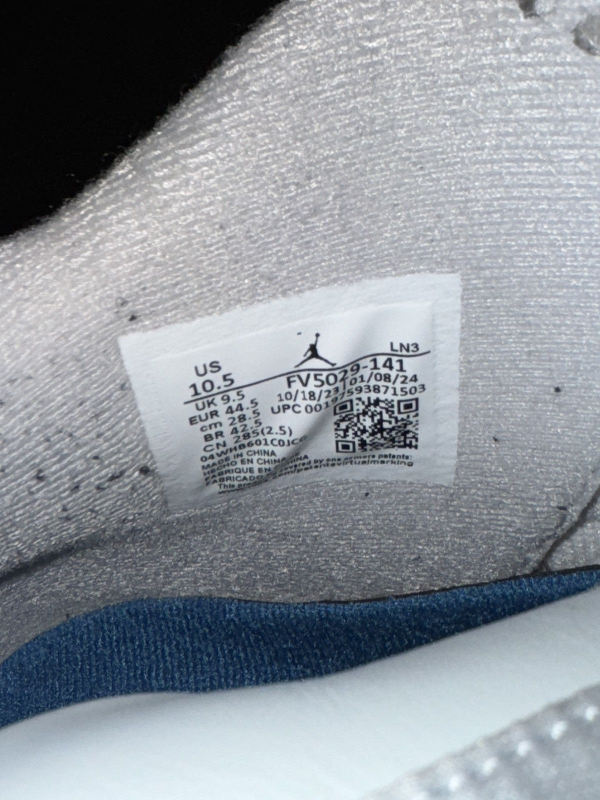 Jordan Brand × Nike Air Jordan retro 4 military blue Size US 10.5 / EU 43-44 - 4 Thumbnail