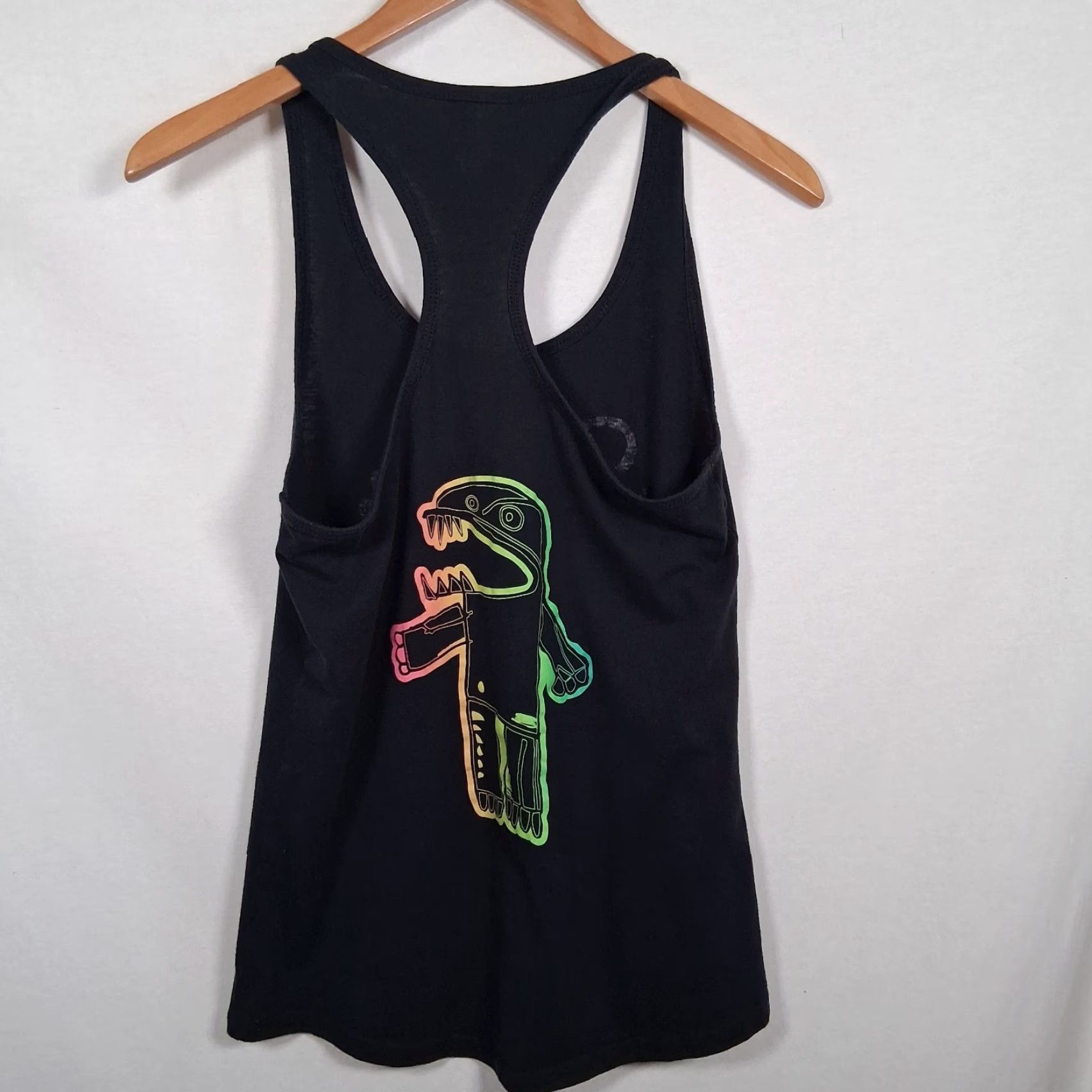 Next Level Twiddle Tank Top Women M Jam Band Music Black Graphic Racer Back Shirt Size M / US 6-8 / IT 42-44 - 3 Thumbnail
