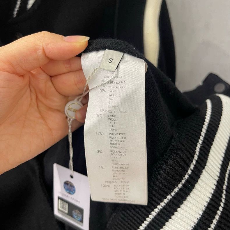 Givenchy Givenchy Logo Knit Baseball Jacket Size US S / EU 44-46 / 1 - 4 Thumbnail