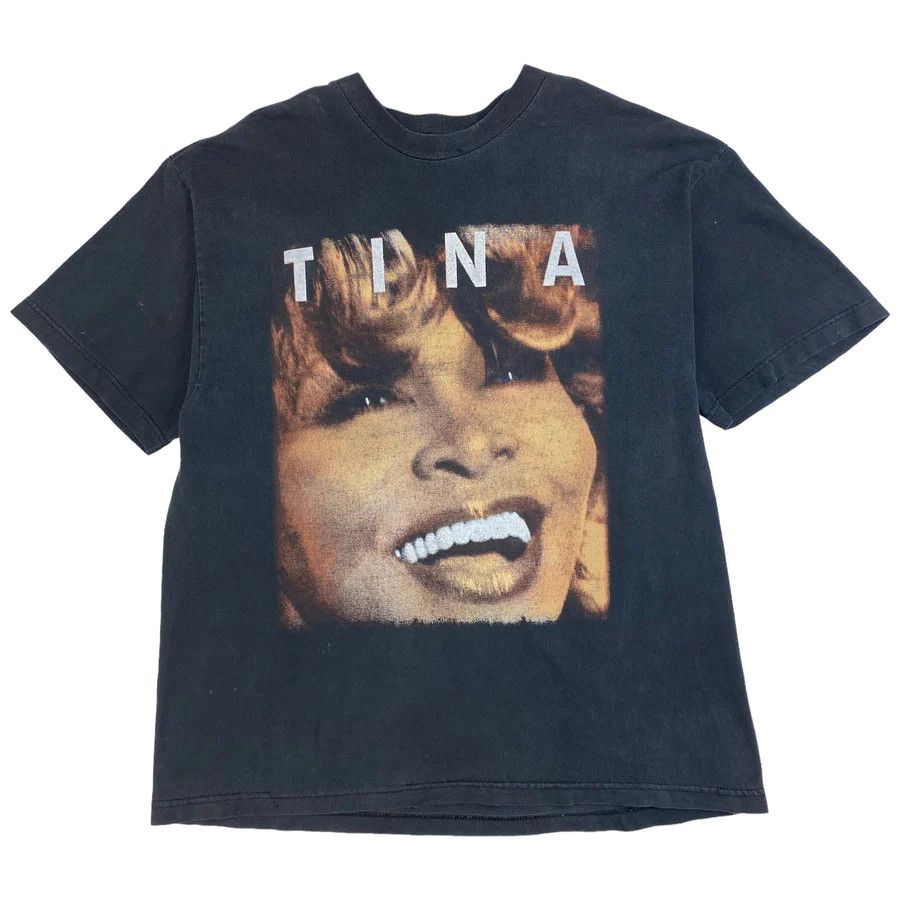 image of Vintage 2000 Tina Turner Tour Tee Black, Men's (Size XL)