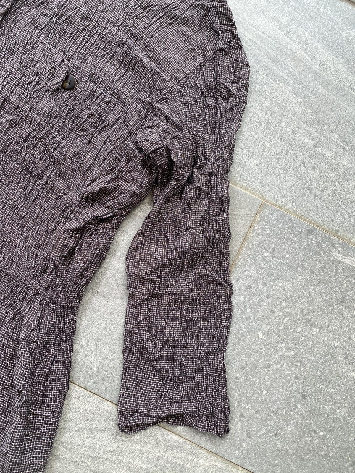 Issey Miyake Issey Miyake Permante Vintage 80's Silk Flannel Shirt Size M / US 6-8 / IT 42-44 - 5 Thumbnail