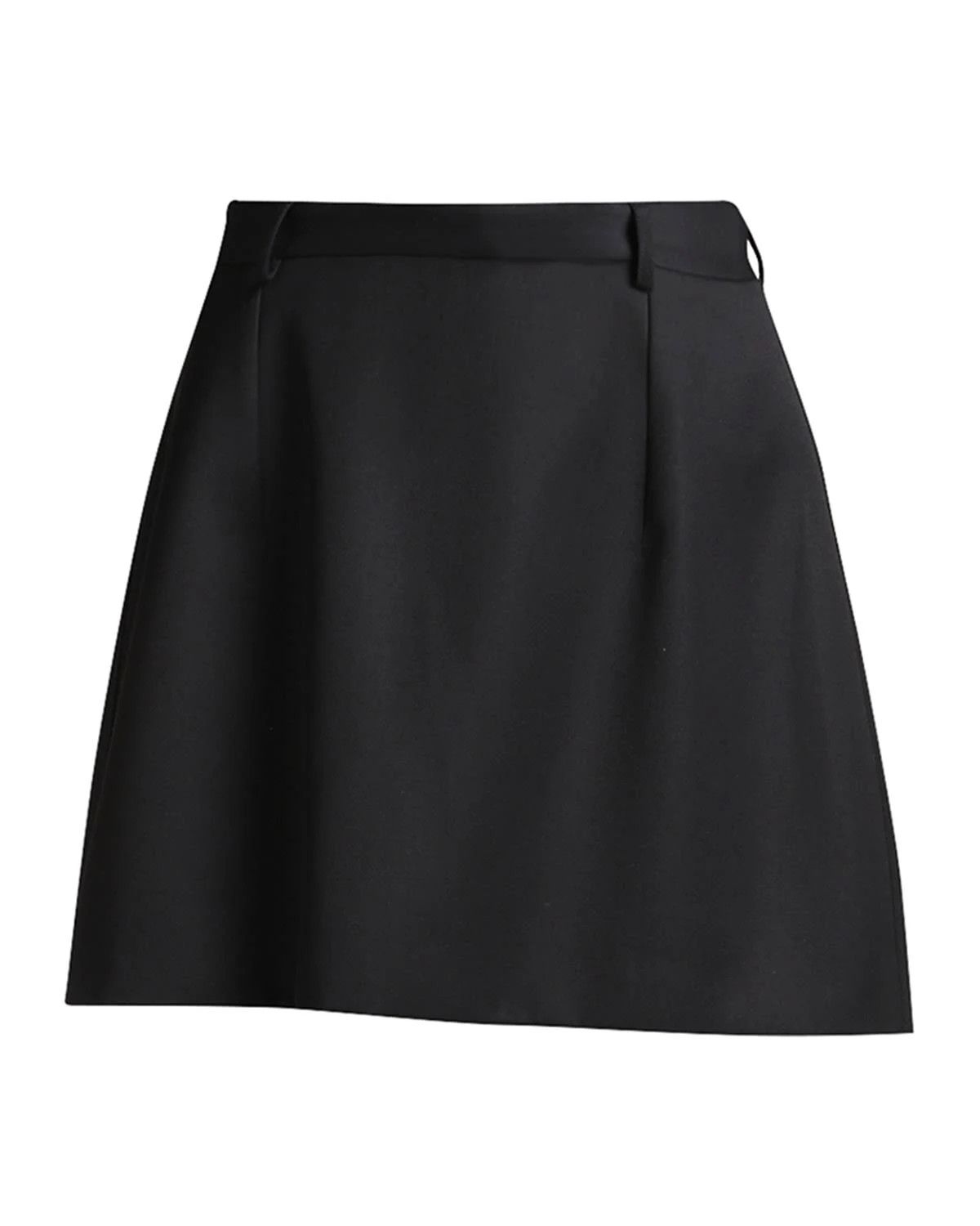 image of Balenciaga O1Mt1Gz0424 Large Mini Skirt In Black, Women's (Size 30)