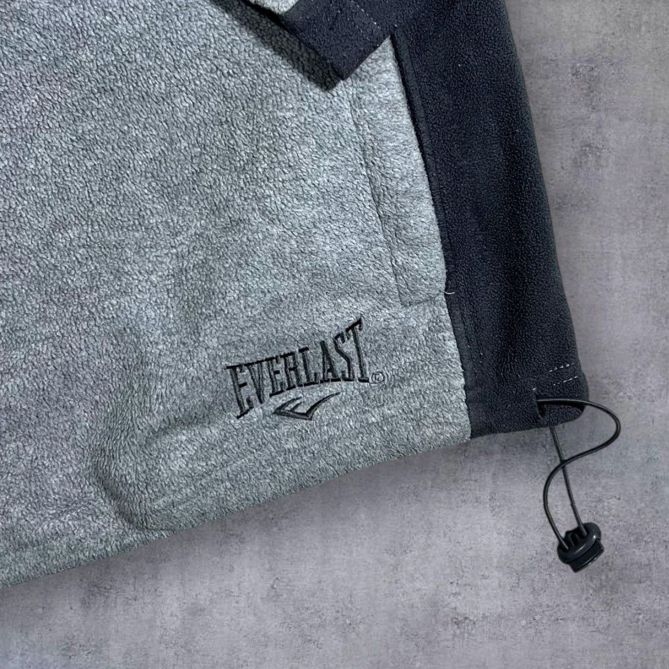 Everlast Everlast Embroidered Grey 1/4 Zip Pullover Fleece Sweatshirt Large Men's Shirt Size US L / EU 52-54 / 3 - 4 Thumbnail