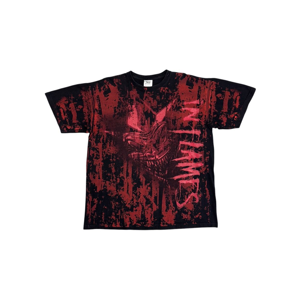 Band Tees × Vintage Vintage In Flames Band Tee T-Shirt Size XL Size US XL / EU 56 / 4 - 1 Thumbnail
