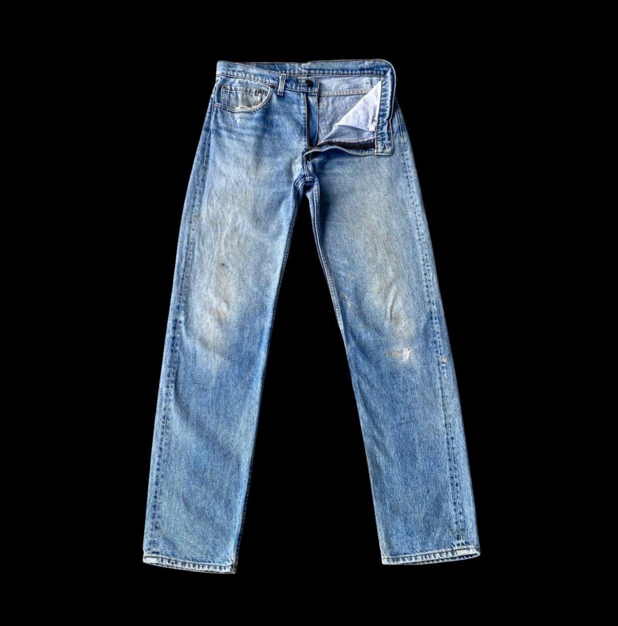 Levi's Vintage Clothing VINTAGE LEVI’S 505 MUDWASH - 90s USA 553 BUTTON STAMP W33 Size US 33 - 7 Thumbnail