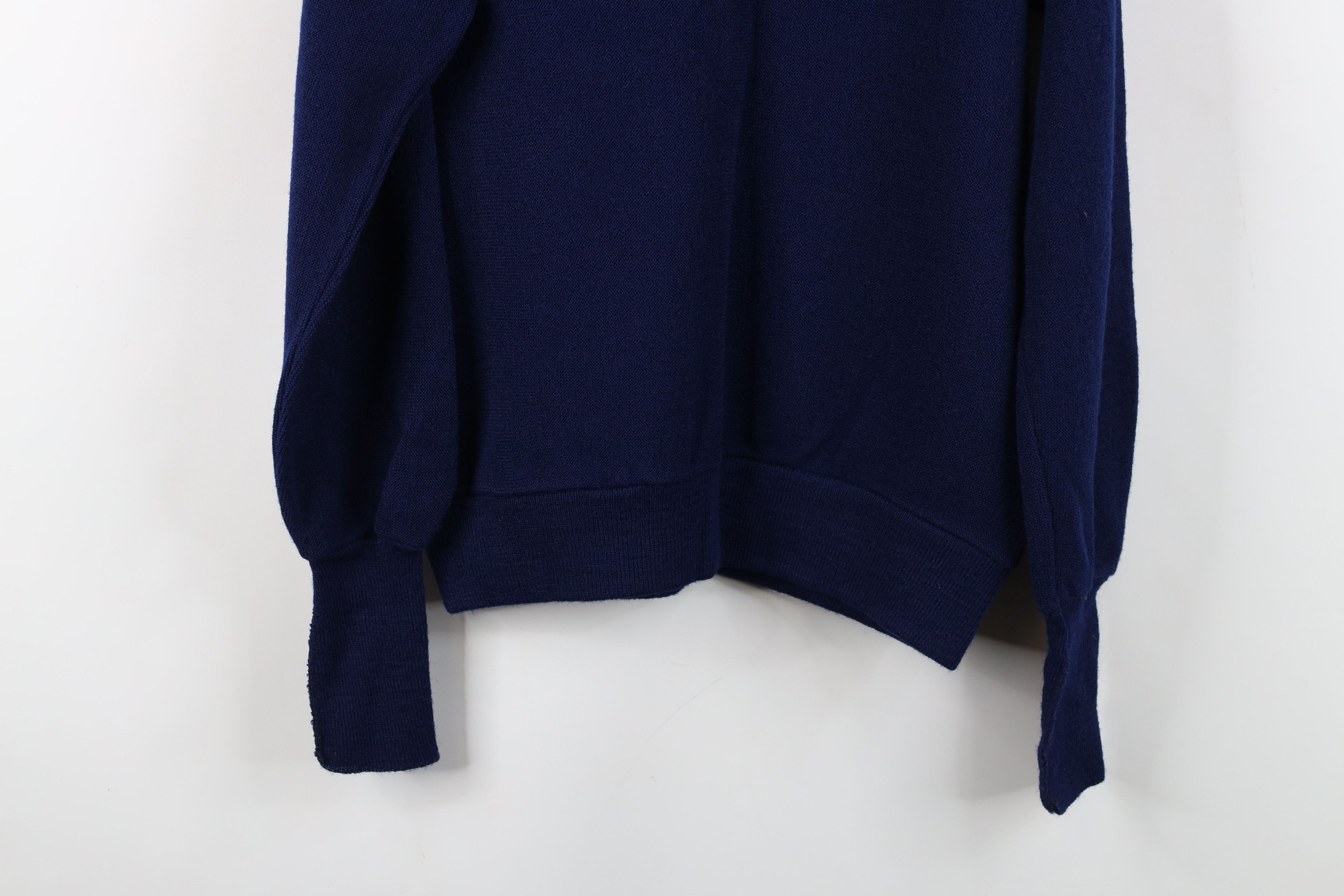 Vintage Deadstock Vintage 70s Streetwear Cardigan Sweater Blue USA Size US M / EU 48-50 / 2 - 10 Thumbnail