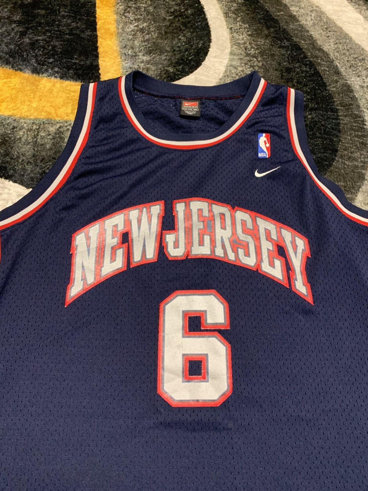 NBA New Jersey Nets Jersey NBA Nike Basketball Vintage Size ONE SIZE - 3 Thumbnail