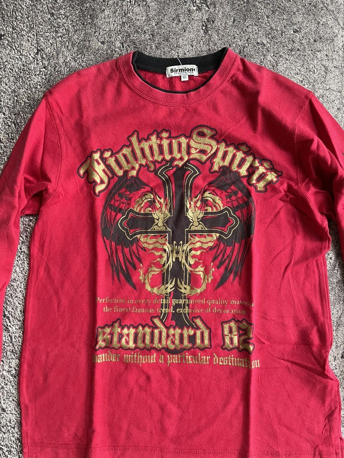 Japanese Brand Y2K Sirmione cross ifsixwasnine long sleeve Size US M / EU 48-50 / 2 - 4 Thumbnail