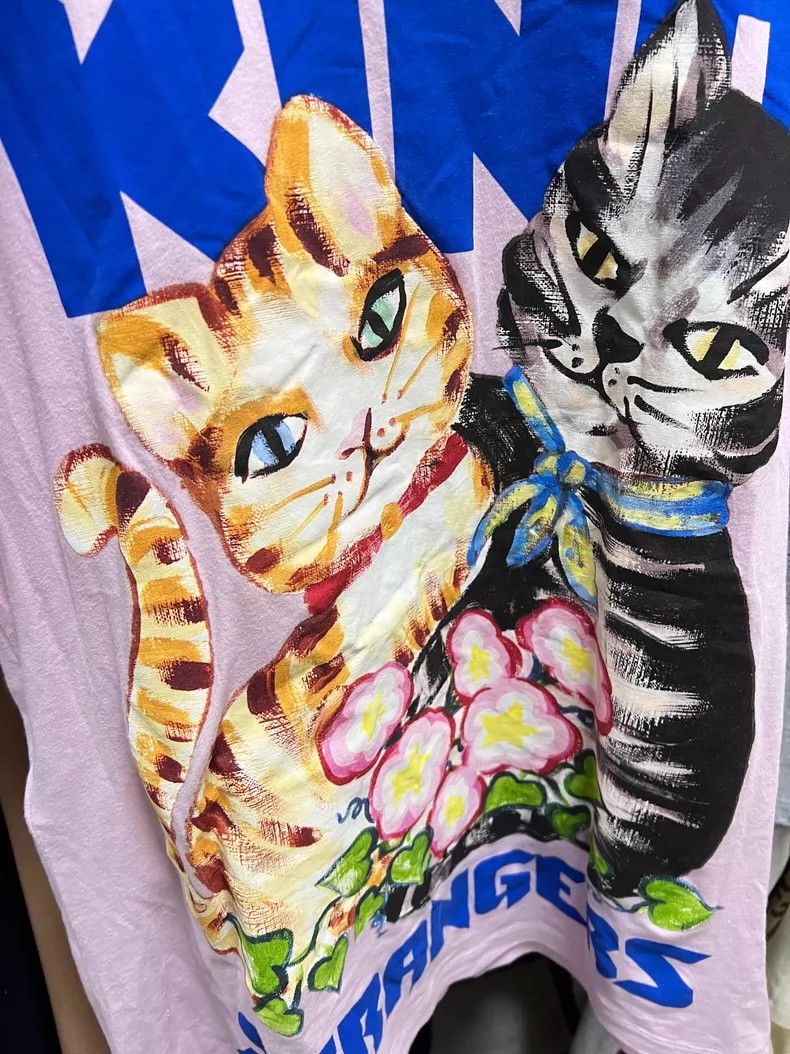 Gucci Gucci Pink cat printed T-shirt with short sleeves Size XS / US 0-2 / IT 36-38 - 3 Thumbnail